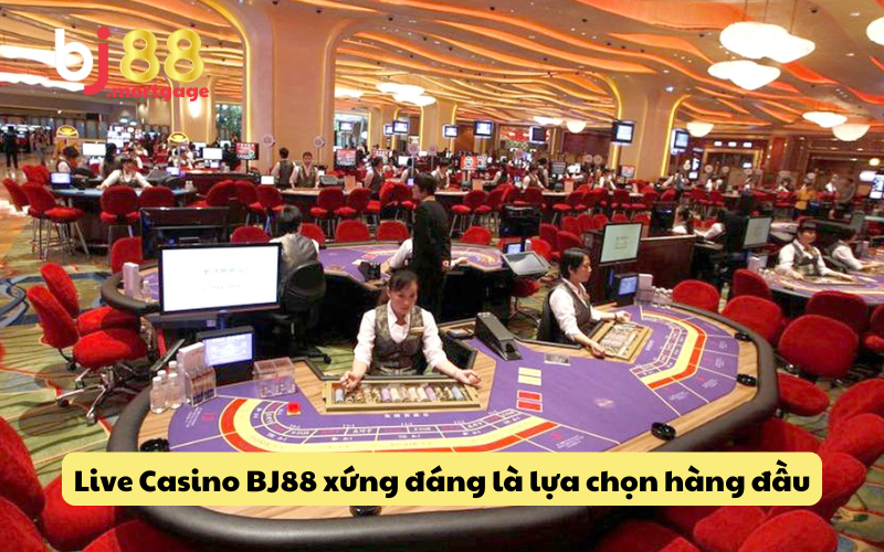 Live Casino BJ88 sở hữu kho trò chơi phong phú